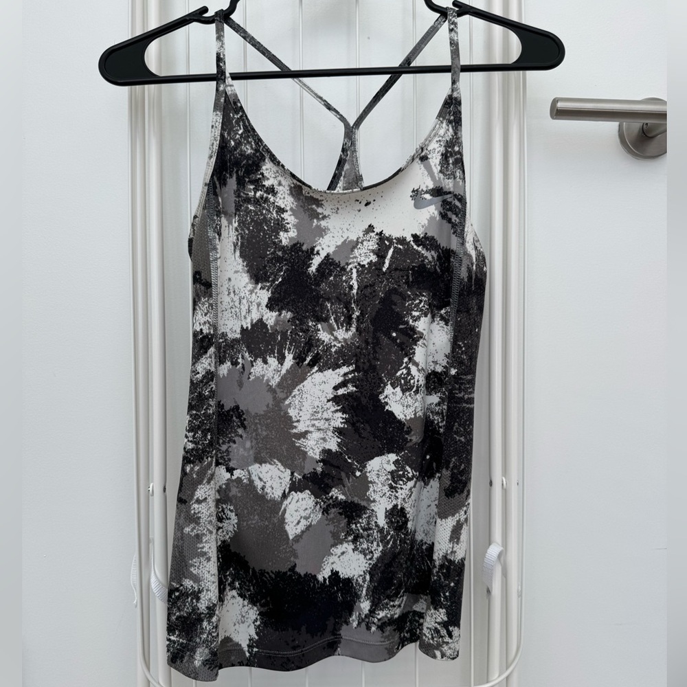 Nike Black & Gray Dri-Fit Cami